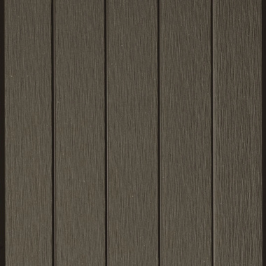 Lame terrasse en bois composite - Brun foncé - zoom
