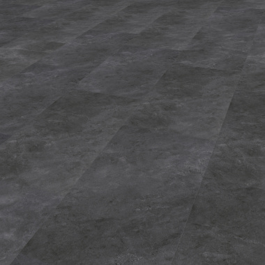 Dalle vinyle Gerflor Senso Premium Rigid Acoustic Grey Marble, décor pierre anthracite aux nuances minérales