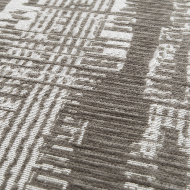 Tapis souple en matière recyclée - Legno - Brun - gros plan