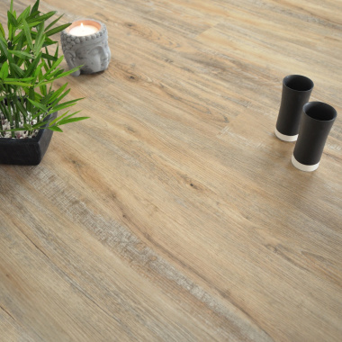 Lame sol vinyle Performance - Clic 5G - Parquet Chêne Vieilli - Vue de loin