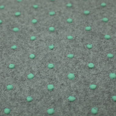 Détail des picots drainants de la Moquette d'extérieur sur plots - Terrasse et Balcon - Gris anthracite