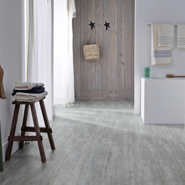 Lame à clipser - Sol vinyle ID Essential Click 30 - Country Oak Cold grey - Salle de bain