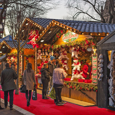 Moquette Stand Event - Rouge vif - Marché de Noël