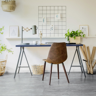 Lame à clipser - Sol vinyle ID Essential Click 30 - Country Oak Cold grey - Bureau