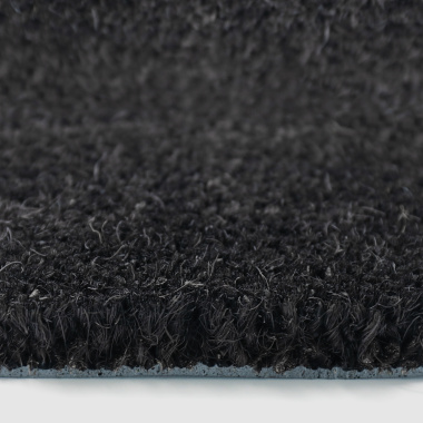 Paillasson - Tapis brosse Coco - Anthracite - Ep. 23mm - gros plan