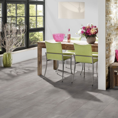 Dalle de sol stratifié - Cuisine et salle de bain - Carrelage Lamu - salle à manger
