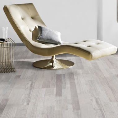 Parquet flottant Stratifié - Chêne mix beige contrasté - Espace détente