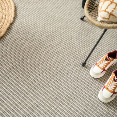 Moquette tissé plat Bali silver - salon