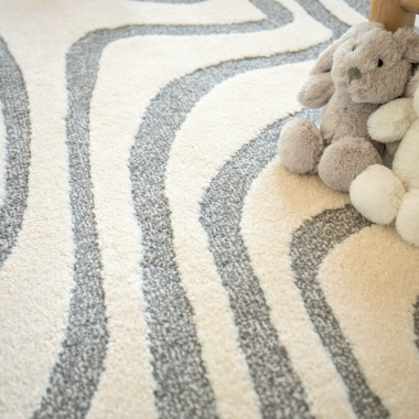 Tapis Belle-Île au toucher moelleux, parfait pour une chambre enfant ou cocooning