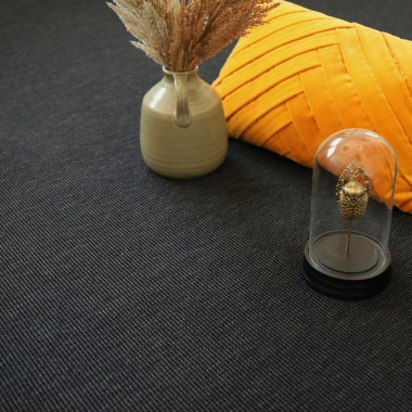 Tissé plat Mahé couleur Noir - salon