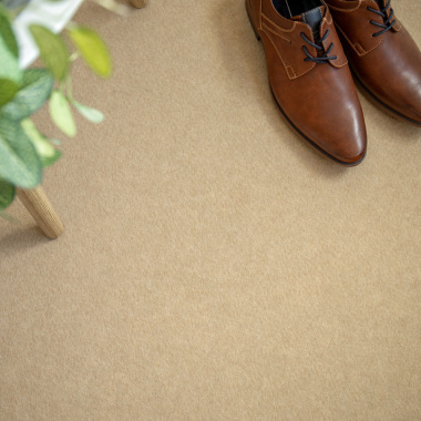 Revêtement de sol Stand Event  Sable avec film protecteur, usage foires et scénographie