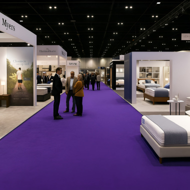 Moquette Orotex Revexpo - Violet - Salon d'exposition