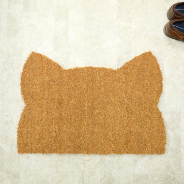 Paillasson Coco - Chat Miaou - Écru - vue de haut