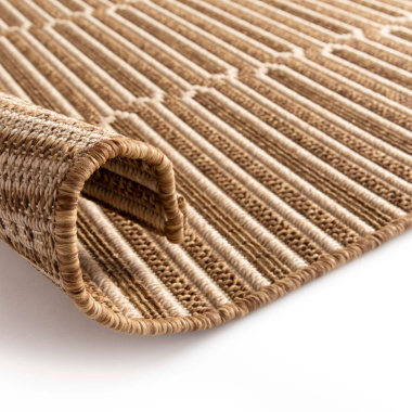 Bord du tapis Capsule, design organique et teinte naturelle chic