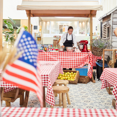 Sol Vinyle Style Carreaux de ciment Florence - Beige - cuisine
