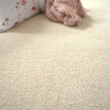 Tapis sur mesure Select beige clair - vue de près