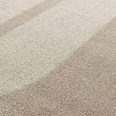 Tapis intérieur géométrique - Milano Vintage - Marron et beige - zoom