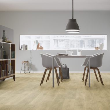 Parquet flottant Stratifié - Chêne Brun Sable - Salle à manger