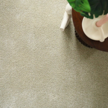 Moquette chambre ou salon Select vert tilleul - vue du dessus