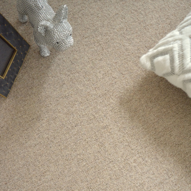 Tapis sur mesure Pure laine Killoo - Grège - Vue de haut