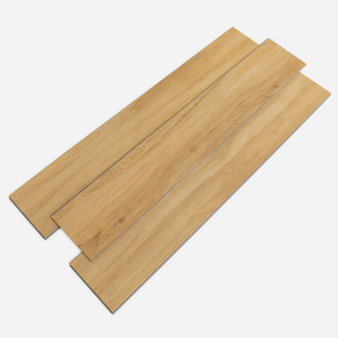 Lame vinyle - Gerflor Senso Clic 3 - Lord Honey présentant plusieurs lames clipsables effet parquet doré