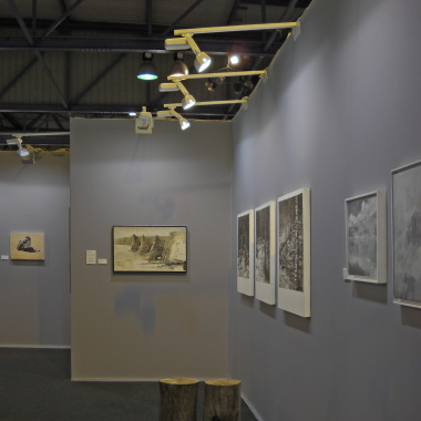 Coton gratté ignifugé couleur gris souris - décoration