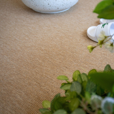 Tissé plat Mahé - Naturel - sol moquette pour balcon, terrasse ou salon