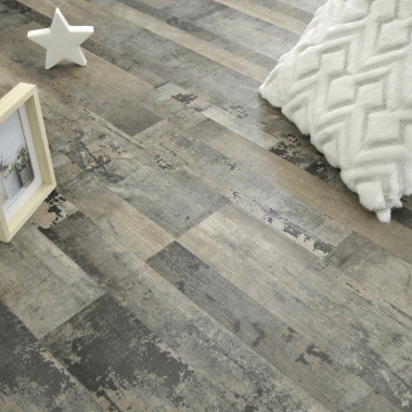 Lame sol vinyle rigide Performance - Clic 5G - Bois Vintage Naturel - vue du dessus