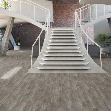 Sol PVC Gerflor - Creation 55 rigid acoustic Amador, classement UPEC, pour usage professionnel