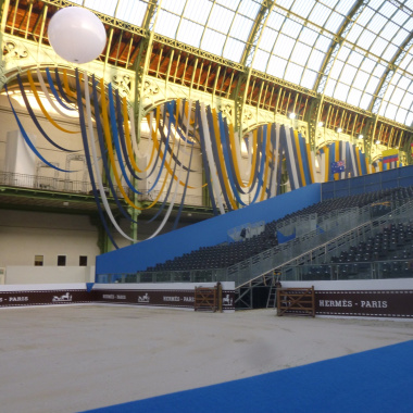 Coton gratté ignifugé couleur carpet bleu - décoration