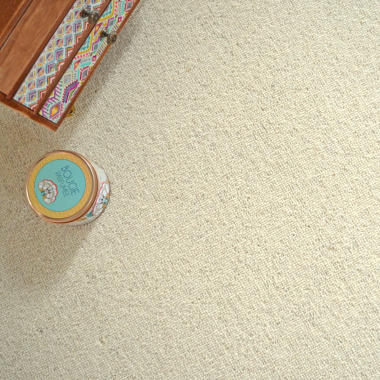 Tapis sur mesure Pure laine Killoo écru - Vue de haut