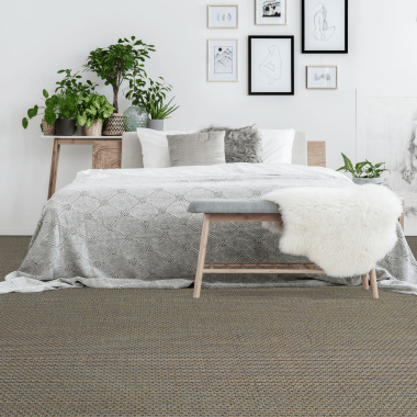 Moquette Tissé Plat - Natté Sumatra - Brown multicolor - chambre