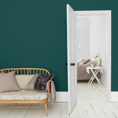 Dulux Valentine Si Simple! - Peinture toutes pièces - Satin Le Vert canard - salon