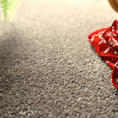 Tapis sur mesure Manège Velours - Marron - gros plan