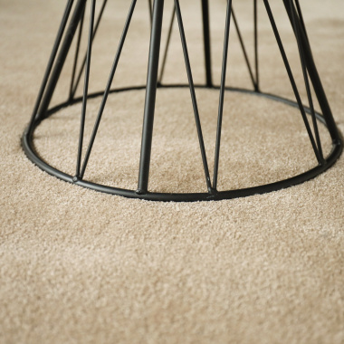 Moquette douce Hypnose beige nude - gros plan