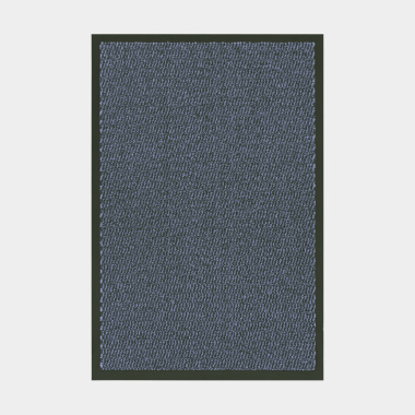 Tapis paillasson d’extérieur bleu rectangulaire, résistant et efficace contre l’humidité