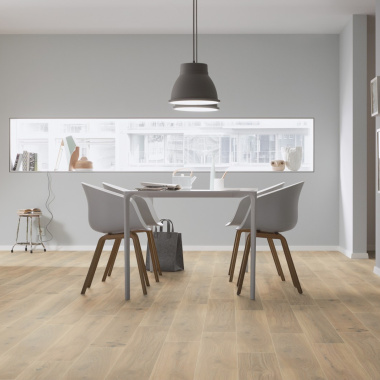 Parquet flottant Stratifié - Chêne Américain Diners - Salle à manger