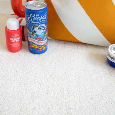 Moquette ultra douce Kawaii - Blanc doux mettant en valeur son confort exceptionnel et son coloris éclatant