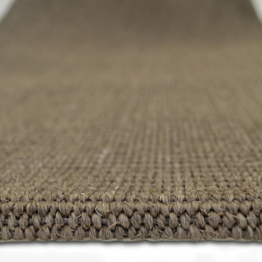 Tapis de passage en sisal couloir et escalier - Moka - tranche
