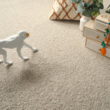 Moquette pure laine vierge Latoon grège – ambiance déco et confort naturel