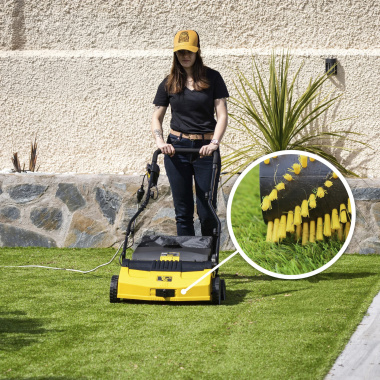 Machine Garland Roll&Comb 502 E-V19 pour redresser et nettoyer le gazon synthétique