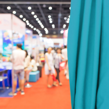 Coton gratté ignifugé couleur bleu atoll - événement