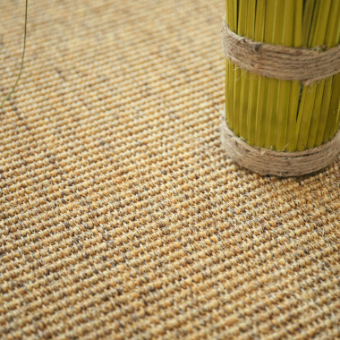 Tapis Yucatan sisal chaume ambiance naturelle chaleureuse
