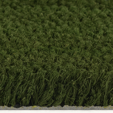 Paillasson - Tapis brosse Coco - Vert - Ep. 23mm - gros plan