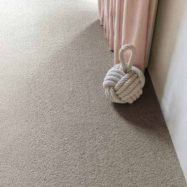 Moquette pure laine vierge bouclée - Mallow - Grège - Gris beige