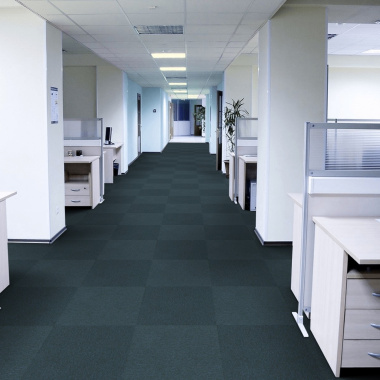 Dalle moquette U3P3 - Bleu marine - Bureau