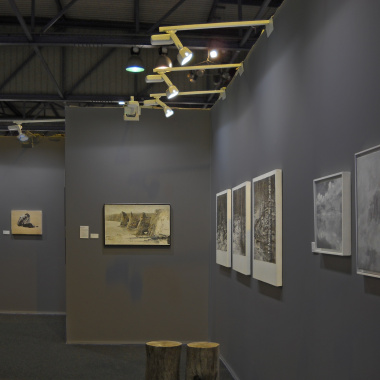 Coton gratté ignifugé couleur gris foncé - décoration