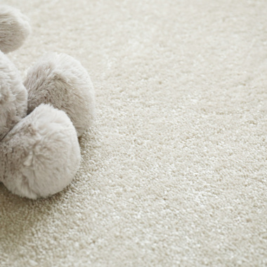 Dalle moquette velours - Blanc cassé - gros plan