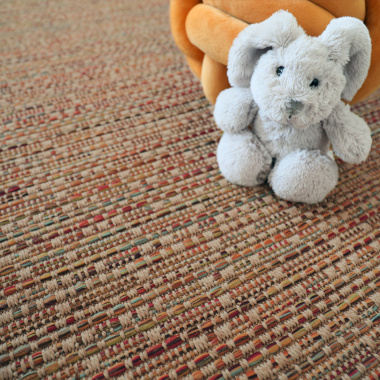 Moquette Tissé plat - Bornéo Nature Multicolor - gros plan