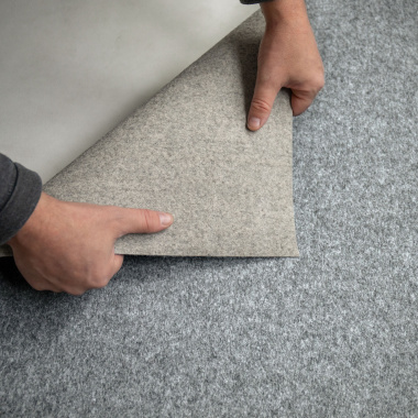 Structure du revêtement de sol Stand Event Gris manipulé à la main